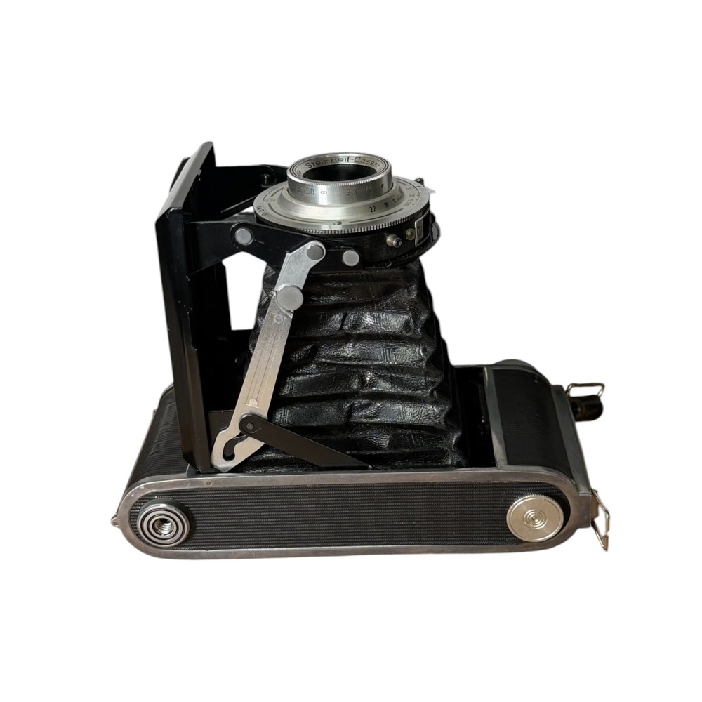Braun Norca Super Folding Camera Steinheil-Cassar 105mm f6.3 Vario Lens Germany - Picture 7 of 16